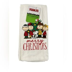 Peanuts Snoopy Merry Christmas Kitchen Towels 2 Pack